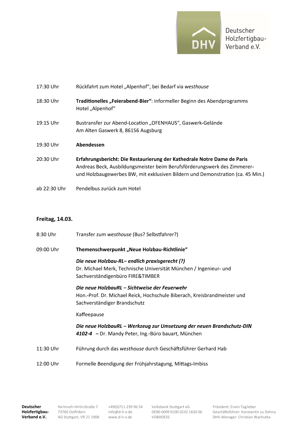 Fachveranstaltungen und Tagungen (2)